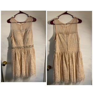 Dusty Rose Prom Dress